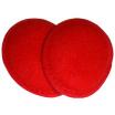 Red Fleece Ear Mitts Bandless Ear Muffs
