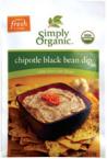 Simply Organic chipotle black bean dip